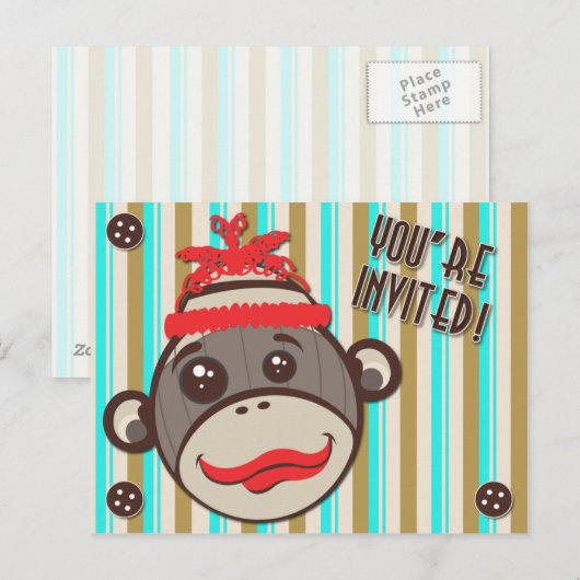 De knappe Sleutel van de Contactdoos van het Pet U Uitnodiging Briefkaart (Voorkant / Achterkant)