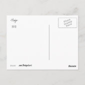 De knapste Kat in de Wereld Briefkaart (Achterkant)