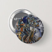 De Knife Grinder of Glittering-beginsel Ronde Button 5,7 Cm (Voorkant /achterkant)