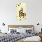De Knight, facsimile detail van Canvas Afdruk (Insitu (Slaapkamer))