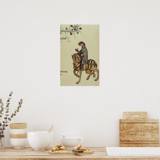 De Knight, facsimile detail van Poster (Keuken)