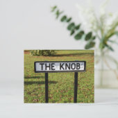 De Knob - Funny Rude Place Name Briefkaart (Staand voorkant)