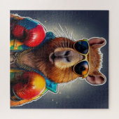 De Knockout Capybara Legpuzzel (Horizontaal)