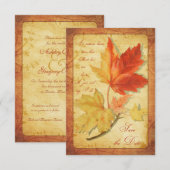 De knoeien van de val sparen de Datum aankondiging (Voorkant / Achterkant)