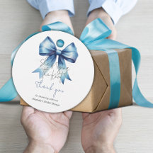 De Knoop Aantrekken Blauw lint Bruidsfeest