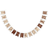 DE KNOOP BINDEN: AANGEPASTE DATUM Rustieke bruilof Vlaggetjes (Alle)