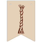 DE KNOOP BINDEN: AANGEPASTE DATUM Rustieke bruilof Vlaggetjes (Derde vlag)