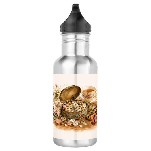 De knoop blikken waterfles (Rechts)