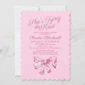 De Knoop Bruidsdouche Uitnodiging binden (Voorkant)