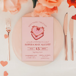 De Knoop Coquette Cake Vrijgezellenfeest binden Kaart