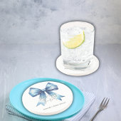 De Knoop Doorhakken Blauwe Boog Bruidsfeest Zandsteen Onderzetter