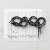 De knoop doorhakken briefkaart (Voorkant / Achterkant)