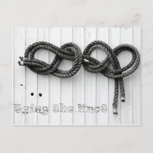 De knoop doorhakken briefkaart (Voorkant)