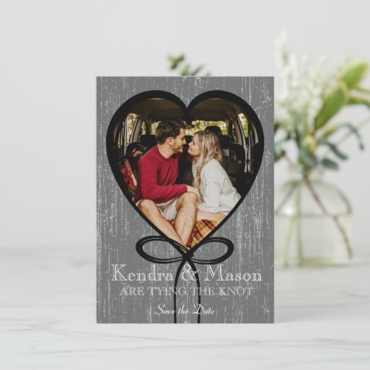 De knoop doorhakken De datum opslaan Save The Date (Staand voorkant)