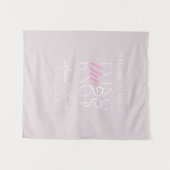 De knoop doorhakken - Elegant minimalistisch trouw Wandkleed (Voorkant (horizontaal))