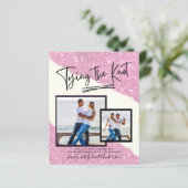 De Knoop Doorhakken - Foto Bruiloft Uitnodiging (Staand voorkant)