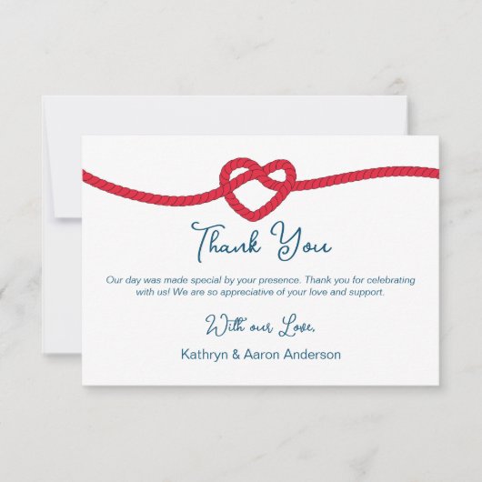 De knoop doorhakken Nautical Bedankt (Voorkant)