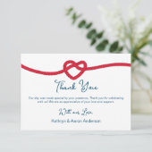 De knoop doorhakken Nautical Bedankt (Staand voorkant)