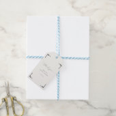 De Knoop Doorhakken Zwarte Strik Bruidsdouche Beda Cadeaulabel (Met Touw)