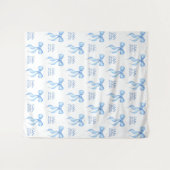 De knoop gepersonaliseerde Vrijgezellenfeest achte Wandkleed (Voorkant (horizontaal))