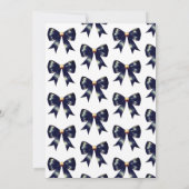 De Knoop Gold Black Bow Vrijgezellenfeest binden Kaart (Achterkant)