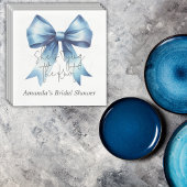 De Knoop Iets Blauw Bow Vrijgezellenfeest vastmake Servet