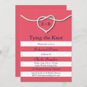 De Knoop Koraal Repetitie Diner uitnodiging binden (Voorkant / Achterkant)