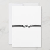 De knoop leggen op het jacht Ocean Blue Waterverf Kaart (Achterkant)