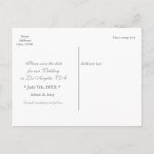 DE KNOOP Nautical Save Date Photo Briefkaart KOPPE (Achterkant)