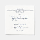 De knoop nautisch Vrijgezellenfeest binden Servet (Voorkant)