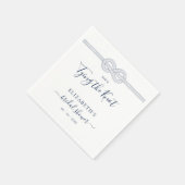 De knoop nautisch Vrijgezellenfeest binden Servet (Hoek)