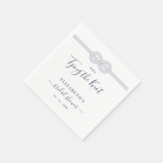 De knoop nautisch Vrijgezellenfeest binden Servet (Hoek)