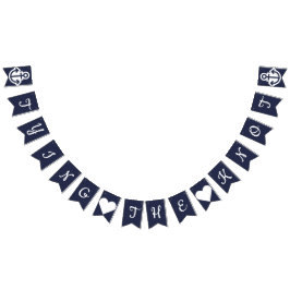 De knoop nautische Bunting Vlaggetjes