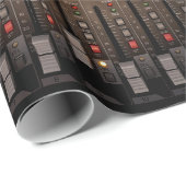 De knoop op de audiomixer cadeaupapier (Rol Hoek)