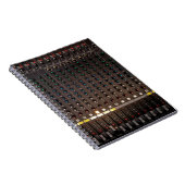 De knoop op de audiomixer notitieboek (Rechterzijde)