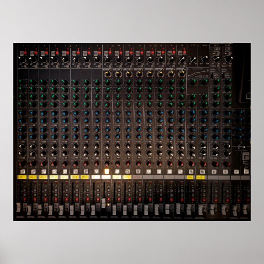 De knoop op de audiomixer poster (Voorkant)