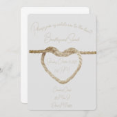 De Knoop Strijken- Trouw Uitnodiging (Voorkant / Achterkant)