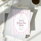 De knoop strikken Bow Meisje Bachelorette Party Kaart