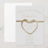 De Knoop Strikt- Trouw Uitnodiging (Voorkant / Achterkant)