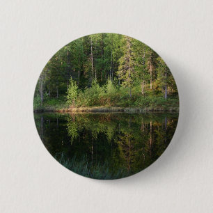 De knoop van de douane van de Reflecties van de na Ronde Button 5,7 Cm