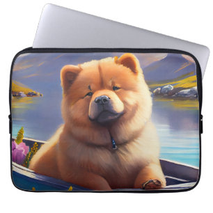 De Knoop van de hoe op een peddel: Een Schilderach Laptop Sleeve