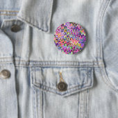 De Knoop van de Kunst van Squiggle Ronde Button 5,7 Cm (In situ)