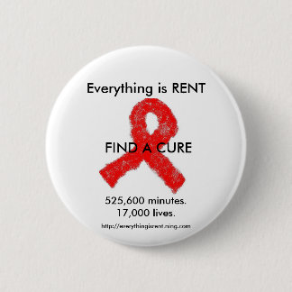 De knoop van de Voorlichting van AIDS Ronde Button 5,7 Cm