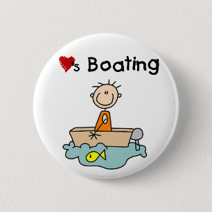 De Knoop van het Roeien van liefdes Ronde Button 5,7 Cm
