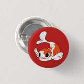 De knoop van Koi van het team - rood Ronde Button 3,2 Cm (Voorkant /achterkant)
