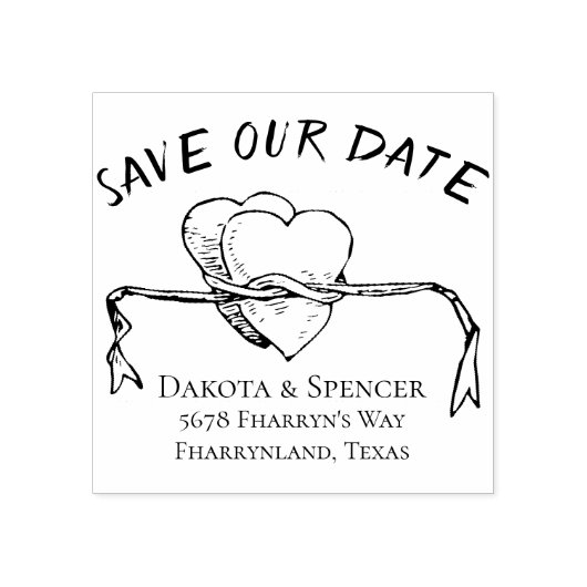 De knoop vastbinden | Sla ons contactadres voor de Rubberstempel (Afrduk)