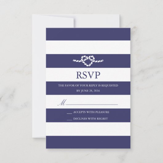 De knoop vastmaken | Response Kaart (Voorkant)