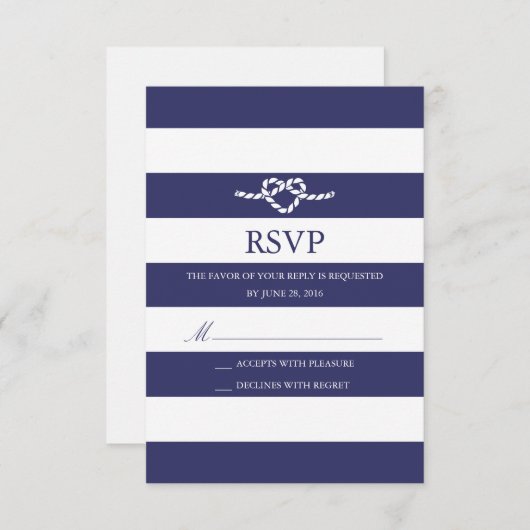 De knoop vastmaken | Response Kaart (Voorkant / Achterkant)