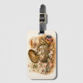 De knoopblikje bagagelabel (Voorkant (verticaal))