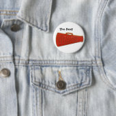 De knop beste coach ronde button 5,7 cm (In situ)